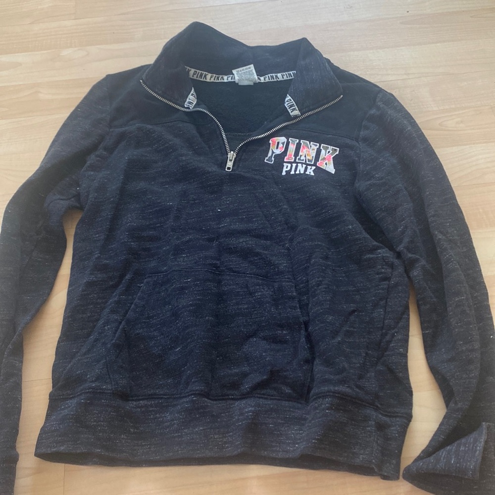 VS Pink Quarter Zip Pullover